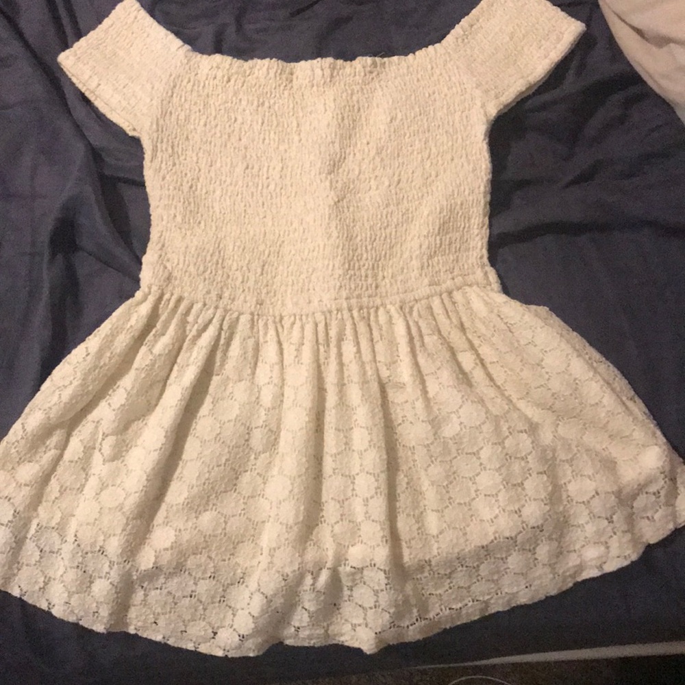 Off the Shoulder off white top